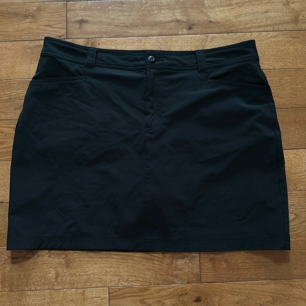 Eddie Bauer Skort Black Size 14 Tennis Bike Active Short